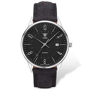 Automatic Neo blank stål Miyota Cal. 9015 Automatic herre ur fra Faber-Time, F3050SL